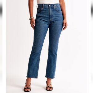 Abercrombie & Fitch The Ankle Straight Ultra High Rise Jeans Womens Size 28 6R